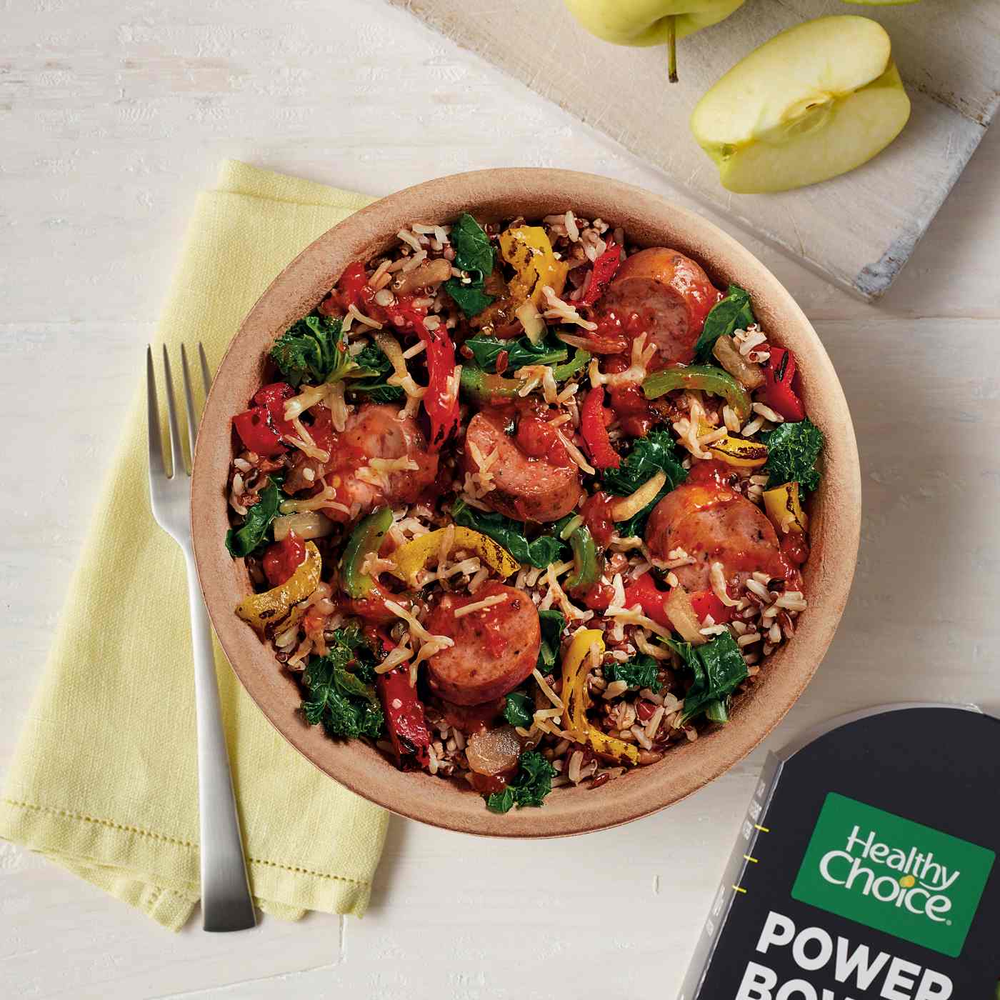 Healthy Choice Power Bowls Italian Chicken Sausage & Peppers Frozen Meal; image 5 of 7