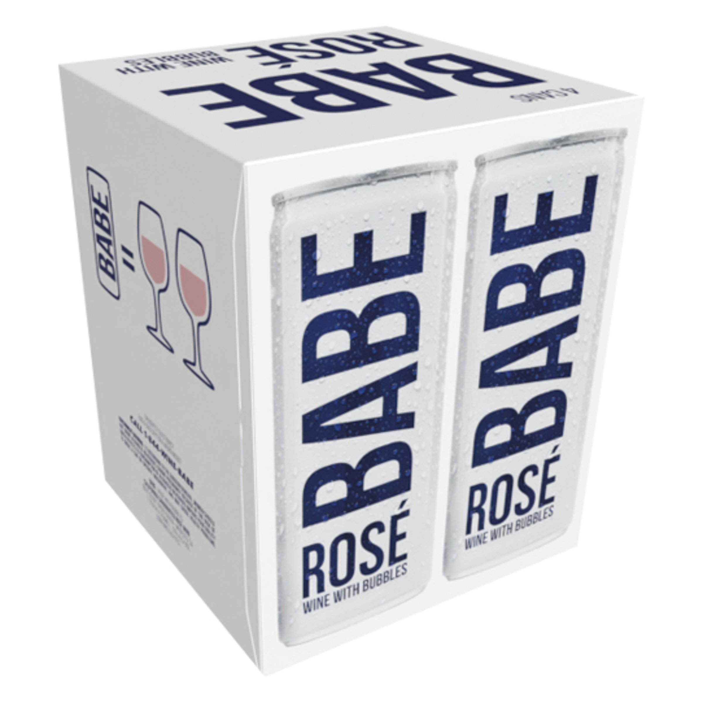 Babe Rose with Bubbles 250 mL Cans Shop Wine at HEB