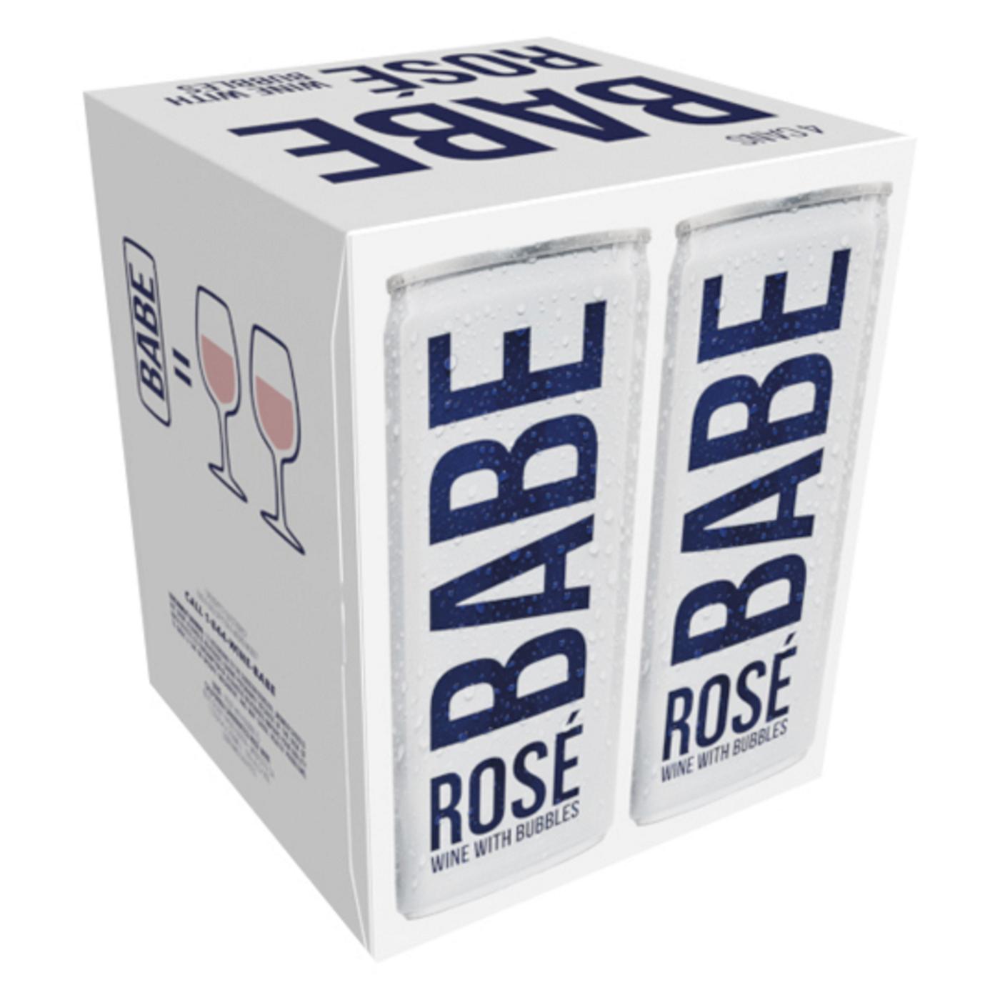 Babe Rose with Bubbles 250 mL Cans; image 1 of 2