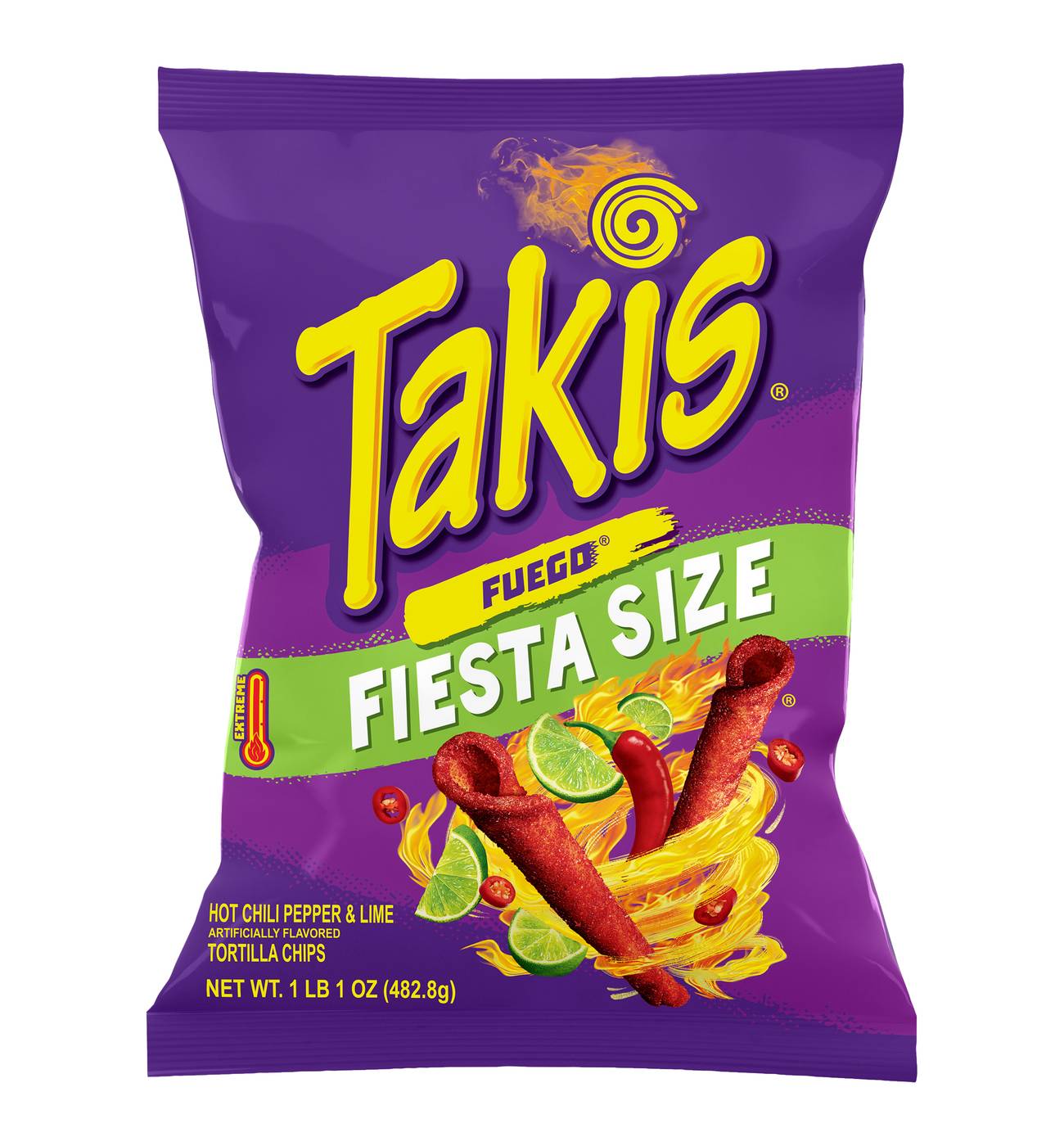Takis Waves Fuego Potato Chips Hot Chili Pepper & Lime