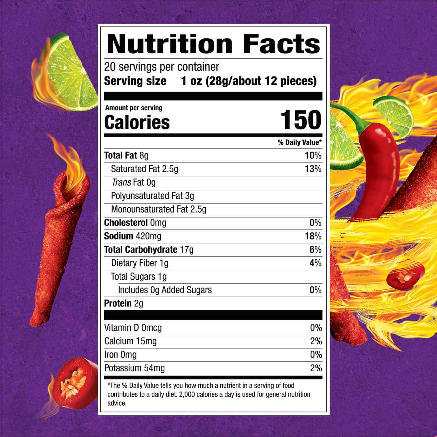 Takis Fuego Hot Chili Pepper & Lime Rolled Tortilla Chips Fiesta Size; image 3 of 8