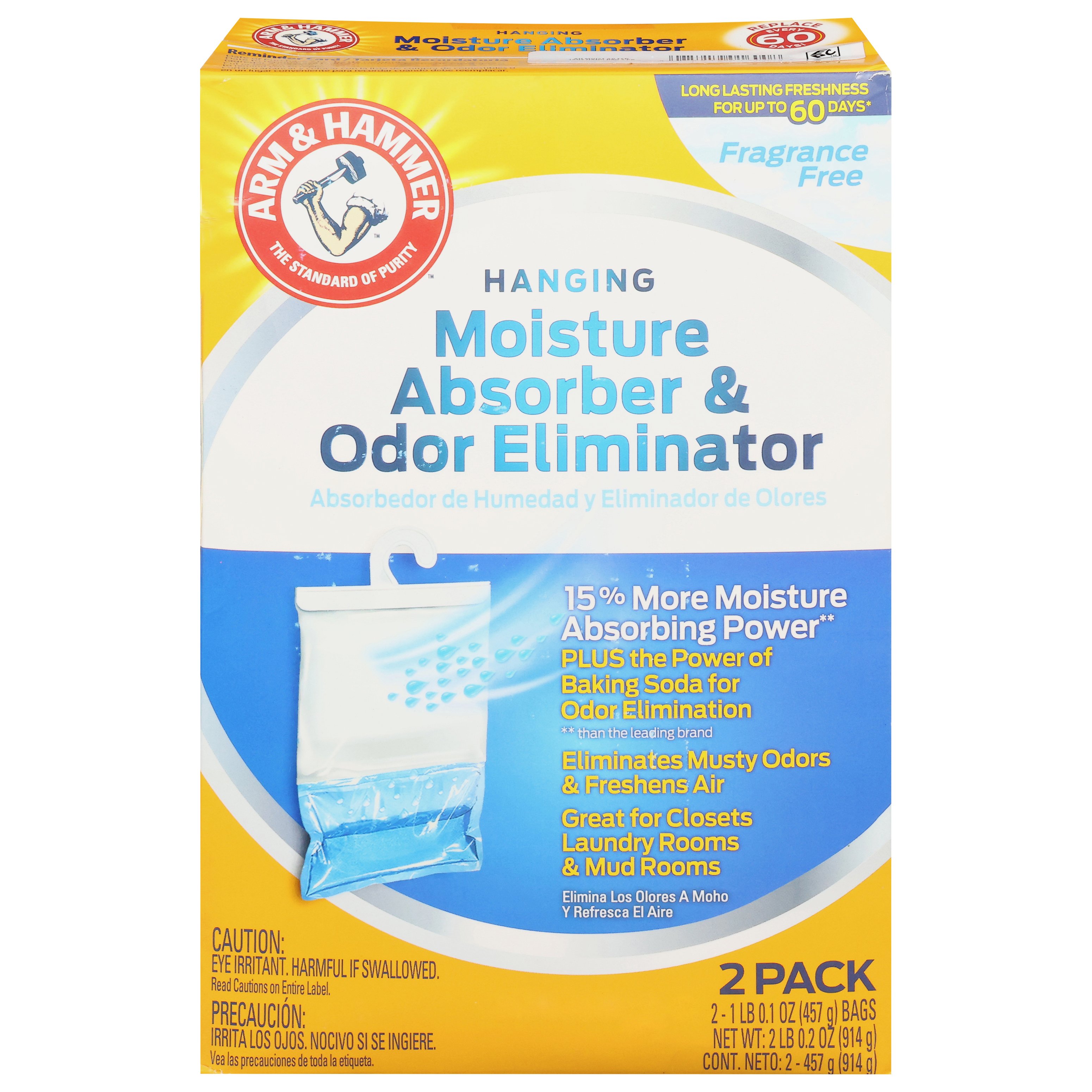 Arm & Hammer Moisture Absorber & Odor Eliminator Hanging Bags - Shop ...