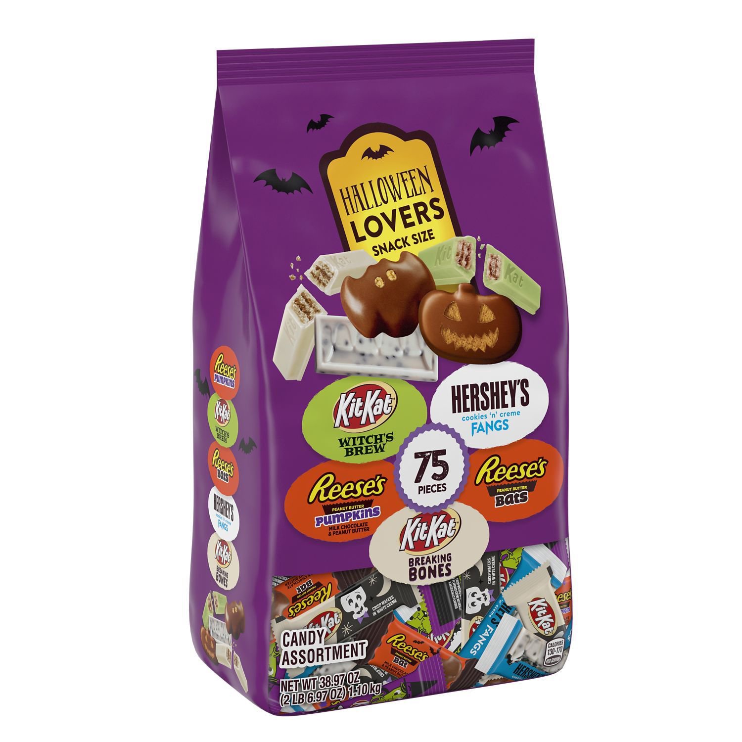 Hersheys Halloween Spooky Shapes Assorted Chocolate Snack Size Candy Shop Candy At H E B 