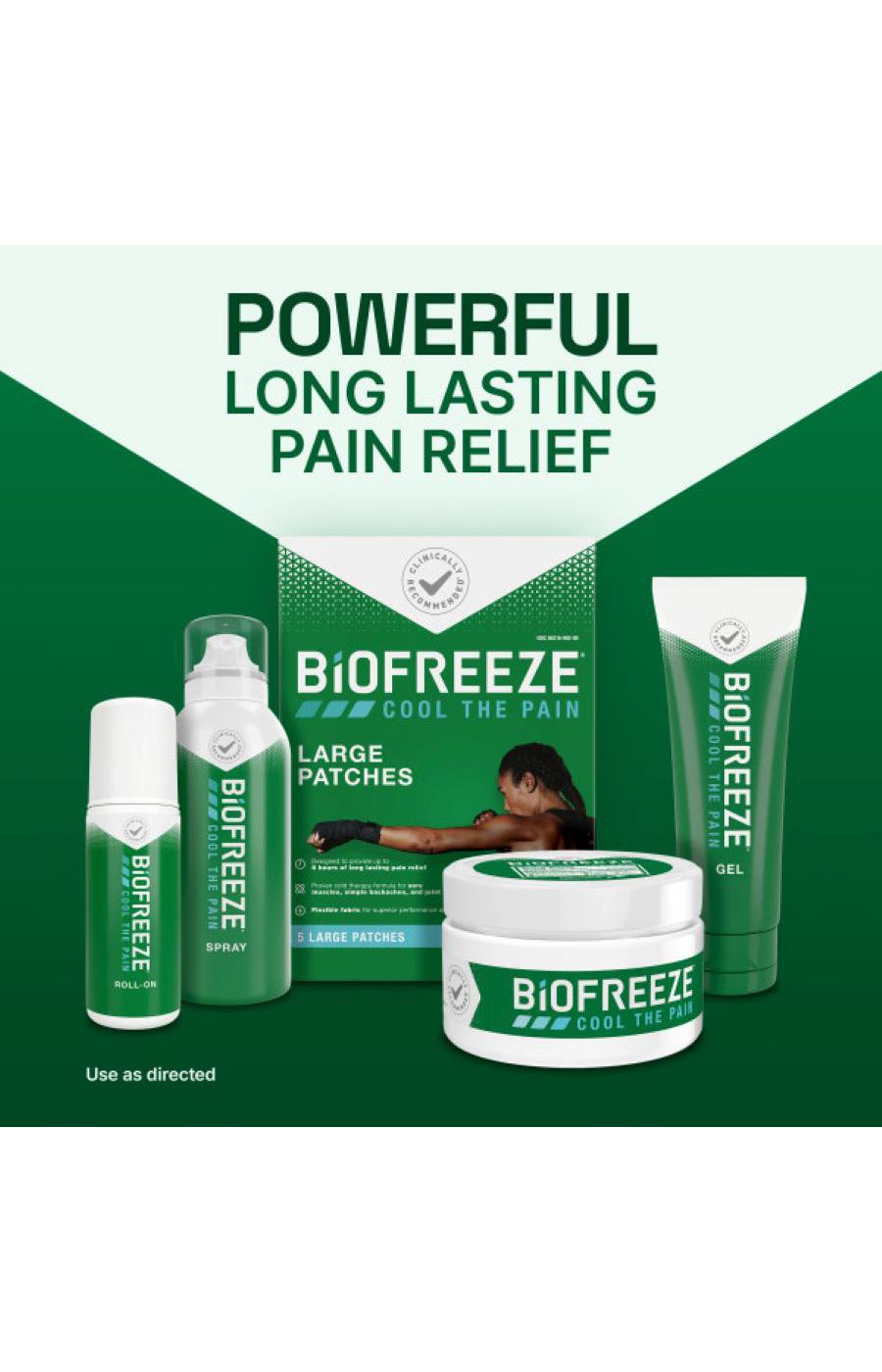 Biofreeze Menthol Pain Relief Cream Jar - Shop Muscle & joint pain