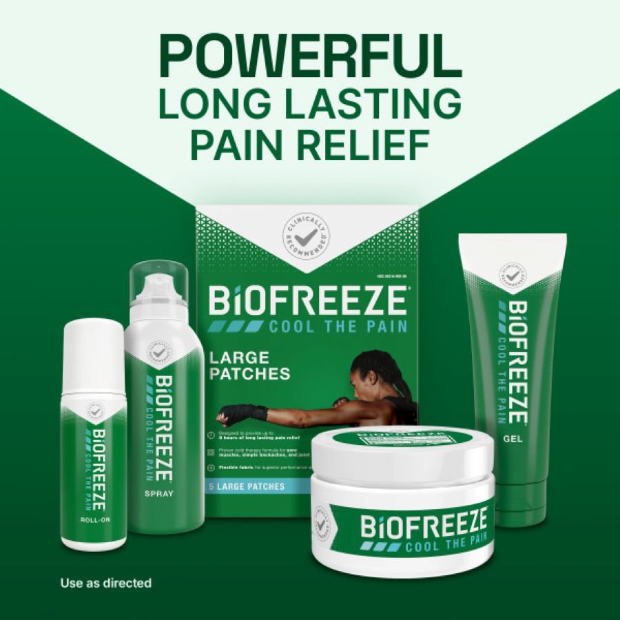 Biofreeze Menthol Pain Relief Cream Jar - Shop Muscle & joint pain