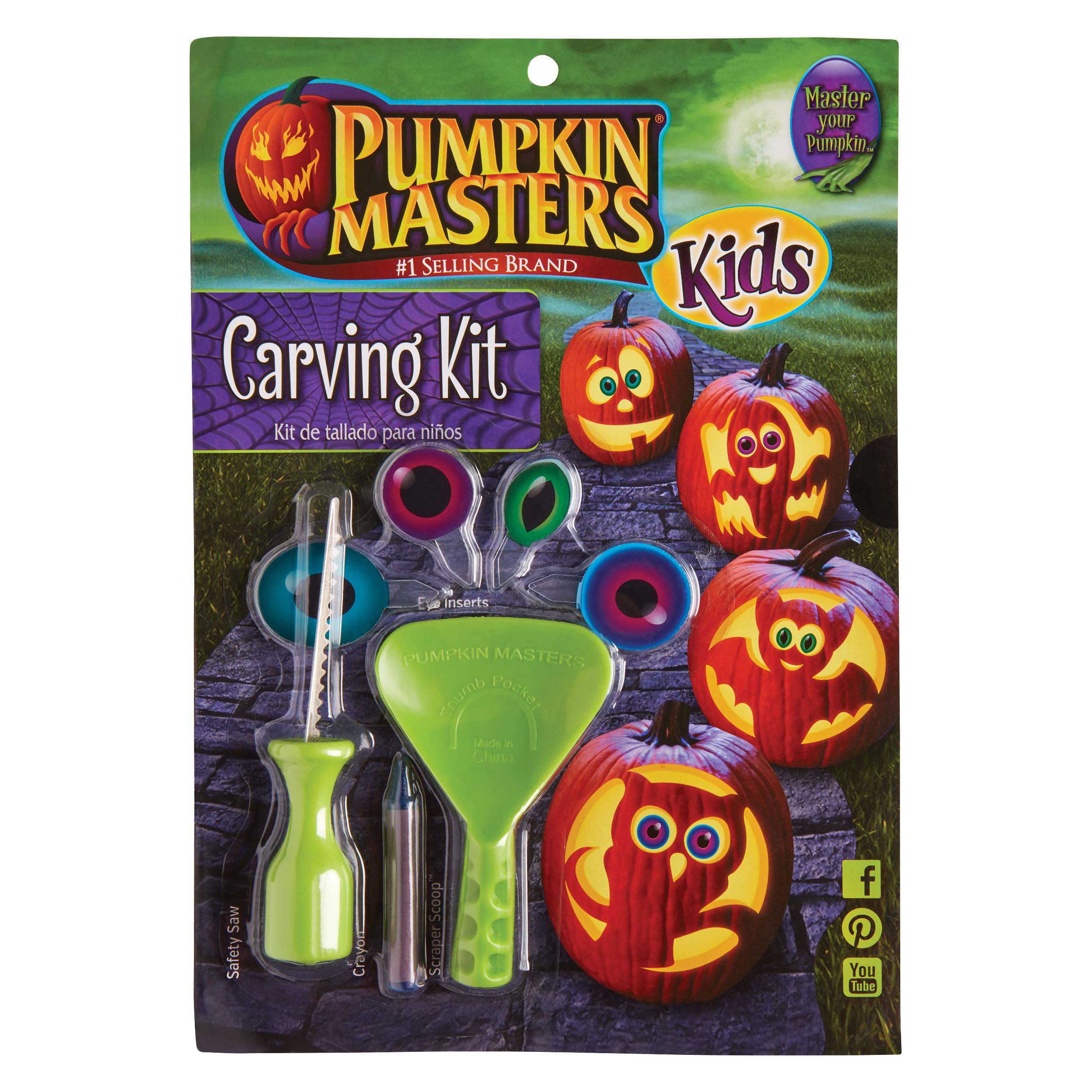 Pumpkin Masters Kids Pumpkin Carving Kit Shop Seasonal Decor at HEB