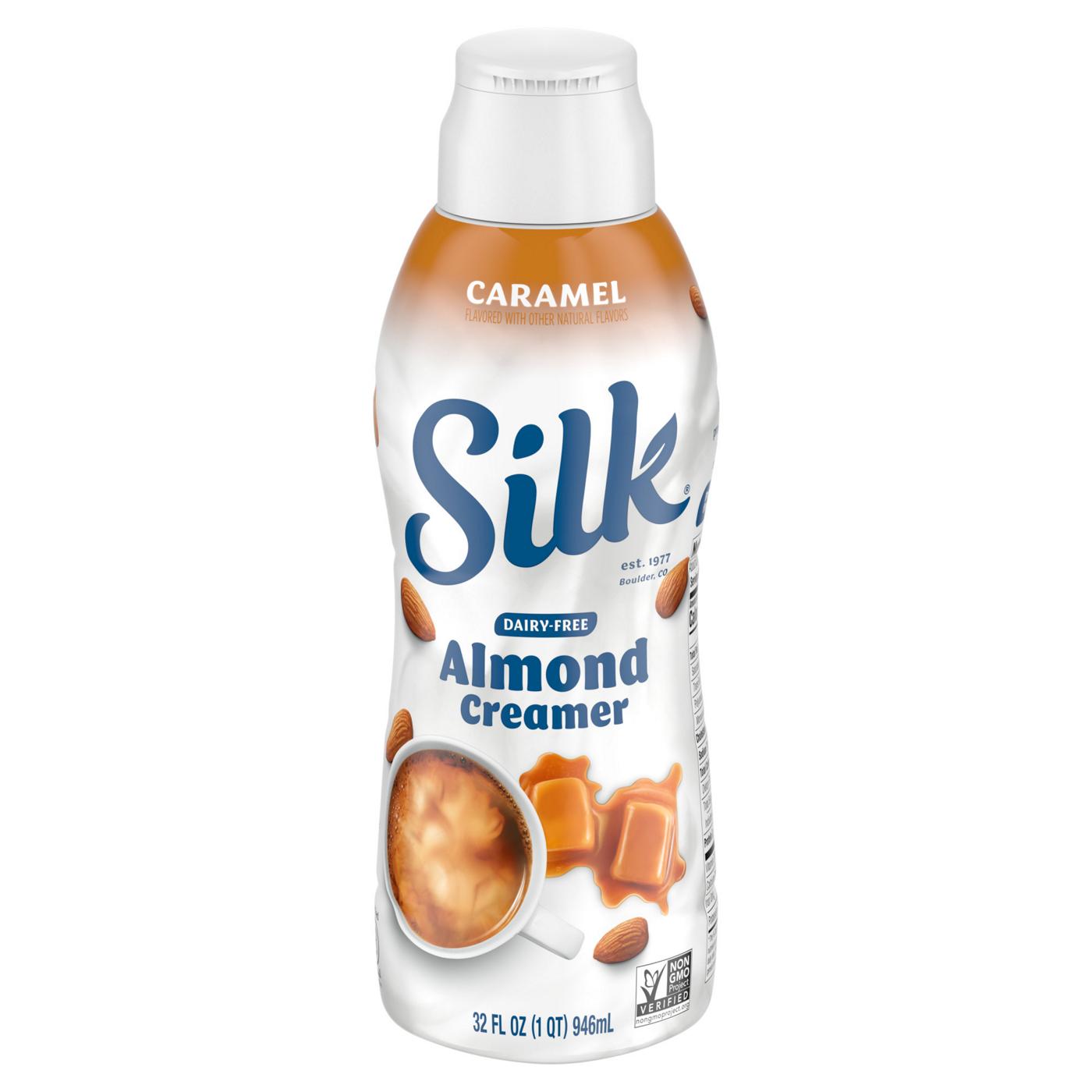 Silk Caramel Almond Liquid Coffee Creamer; image 2 of 9