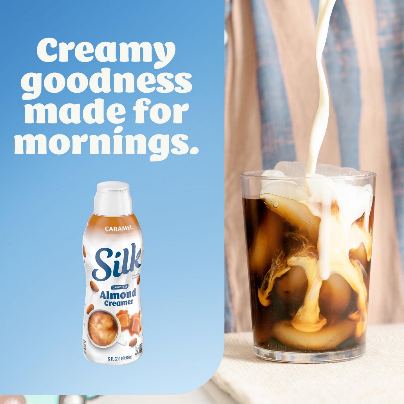 Silk Caramel Almond Liquid Coffee Creamer; image 8 of 9