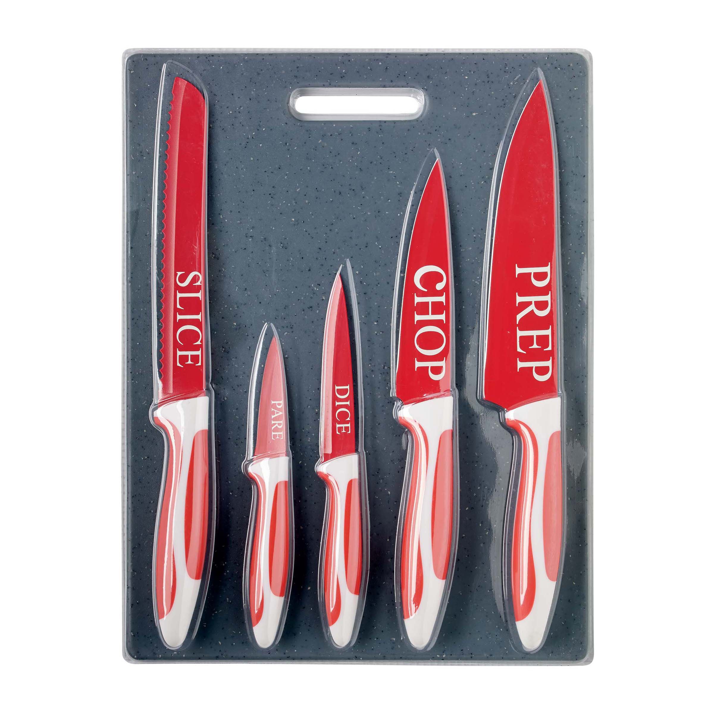 chefstyle Red Cutlery Board Set Shop Utensils & Gadgets at HEB