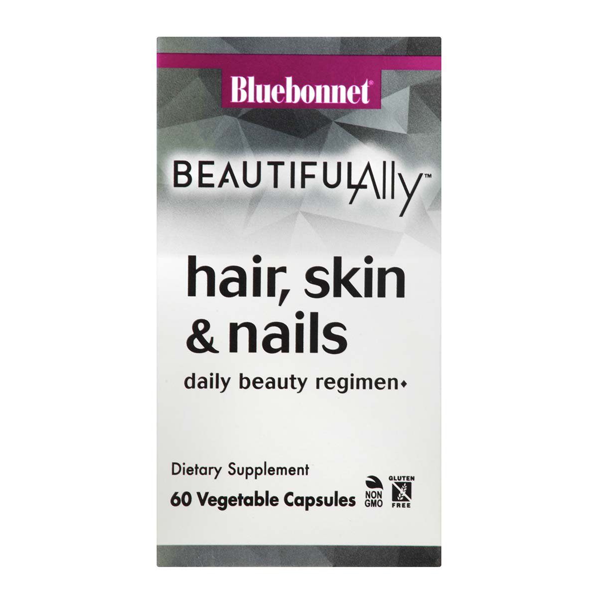 Bluebonnet Beautiful Ally Hair Skin & Nails Vegetable Capsule, 60 ct