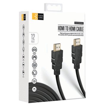 Case Logic HDMI Cable - Black, 12'