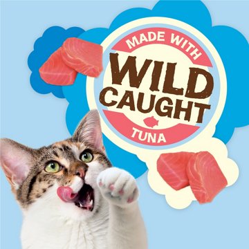 Friskies Purina Natural Cat Treats Party Mix Natural Yums - Wild Tuna