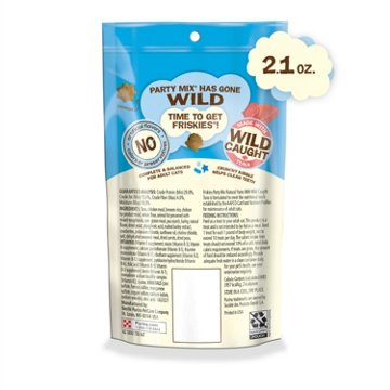 Friskies Purina Natural Cat Treats Party Mix Natural Yums - Wild Tuna