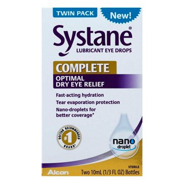 Systane Complete Lubricant Eye Drops, 2 pk