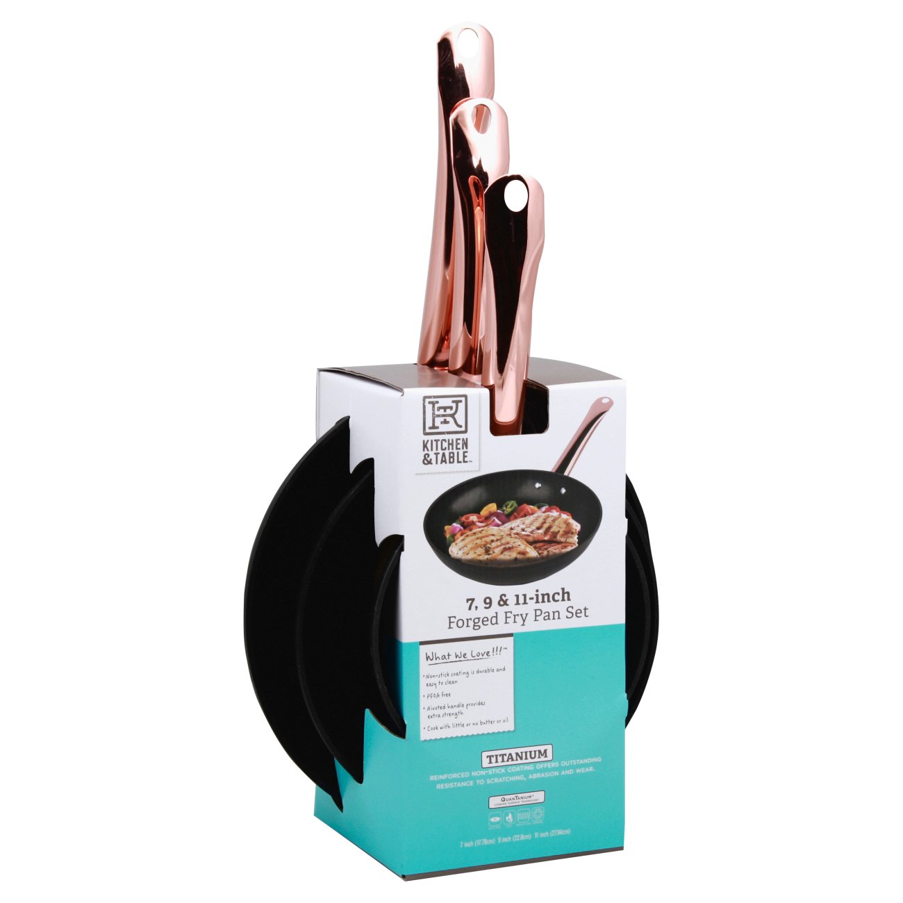 Kitchen & Table by HEB Fry Pan Set Copper Handle Shop