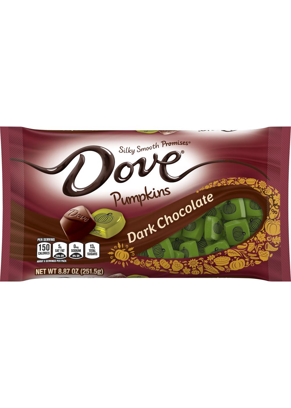 Dove Dark Chocolate Pumpkins Halloween Candy; image 1 of 10