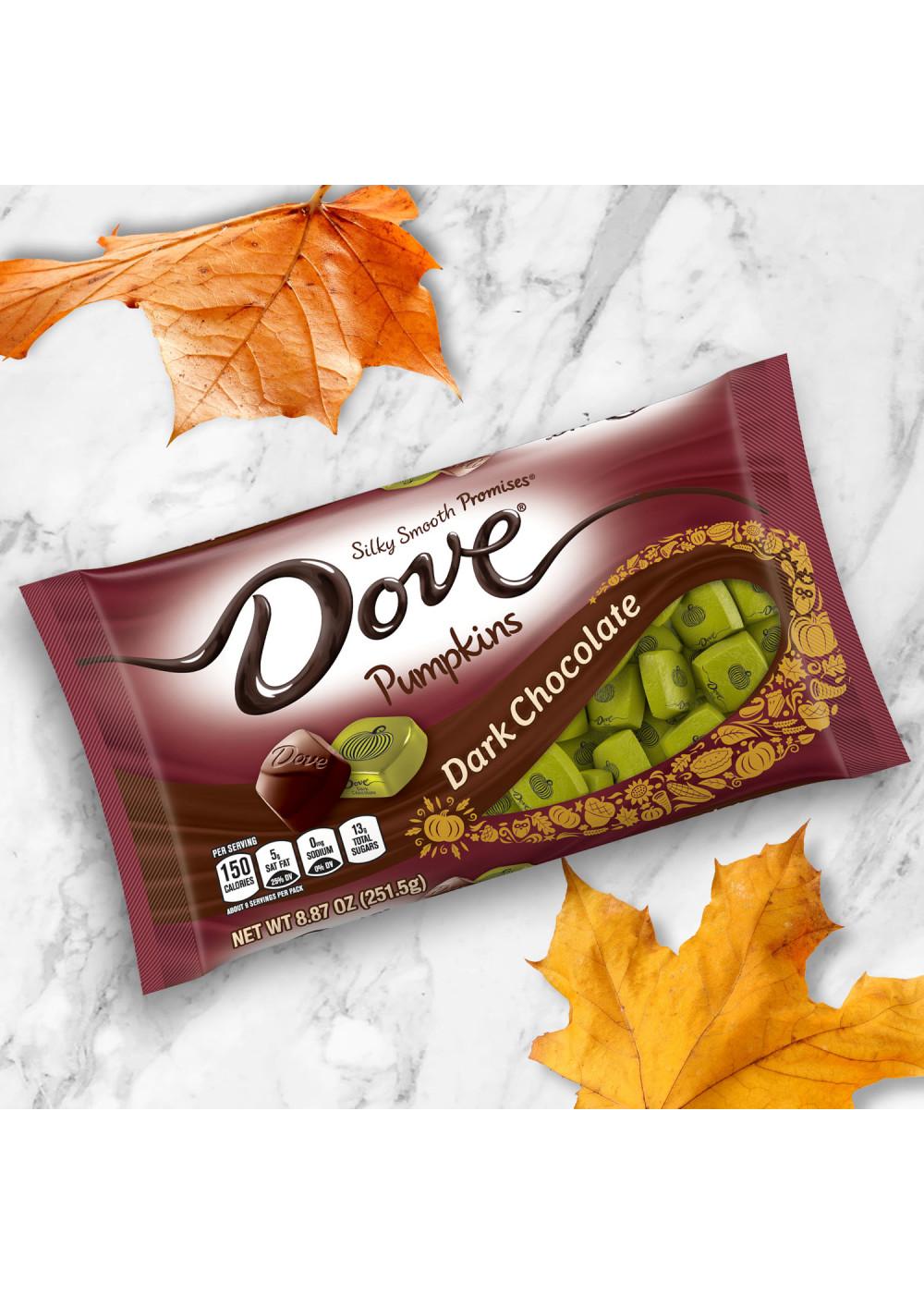 Dove Dark Chocolate Pumpkins Halloween Candy; image 5 of 10