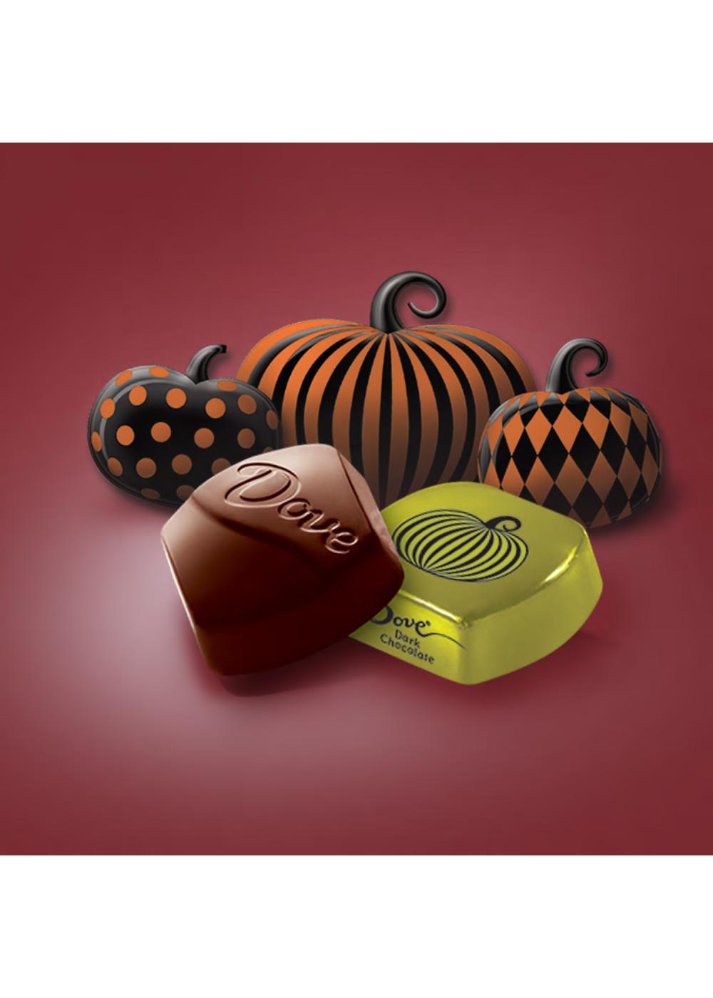 Dove Dark Chocolate Pumpkins Halloween Candy; image 7 of 10