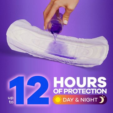 Always Adult Incontinence Pads for Women - Moderate Absorbency, Long Length, 54 ct