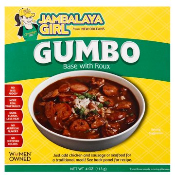Jambalaya Girl Gumbo Base with Roux, 4 oz
