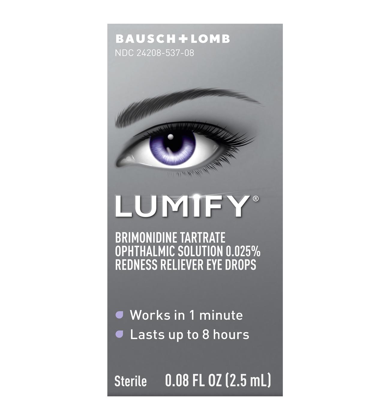Bausch & Lomb Lumify Redness Reliever Eye Drops Shop Eye drops