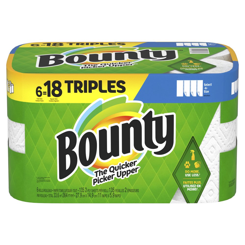 bounty paper towels ad