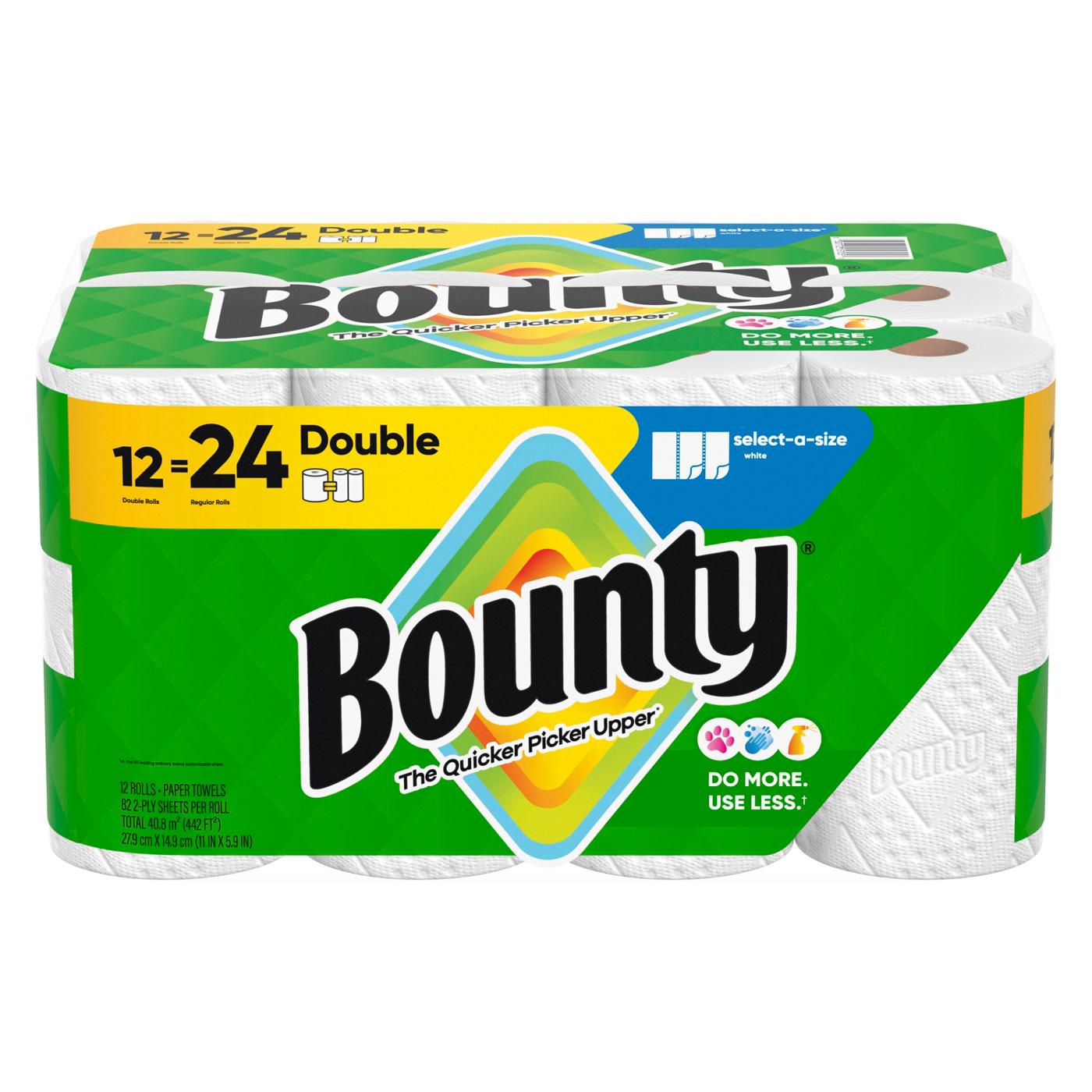 Bounty Select-A-Size White Paper Towels; image 1 of 25