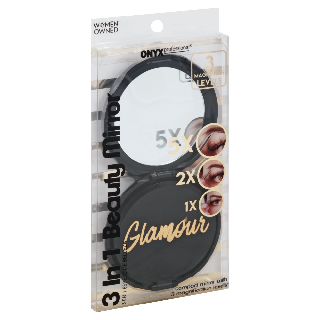 Onyx Professional 3in1 Beauty Mirror With Magnification Shop Makeup