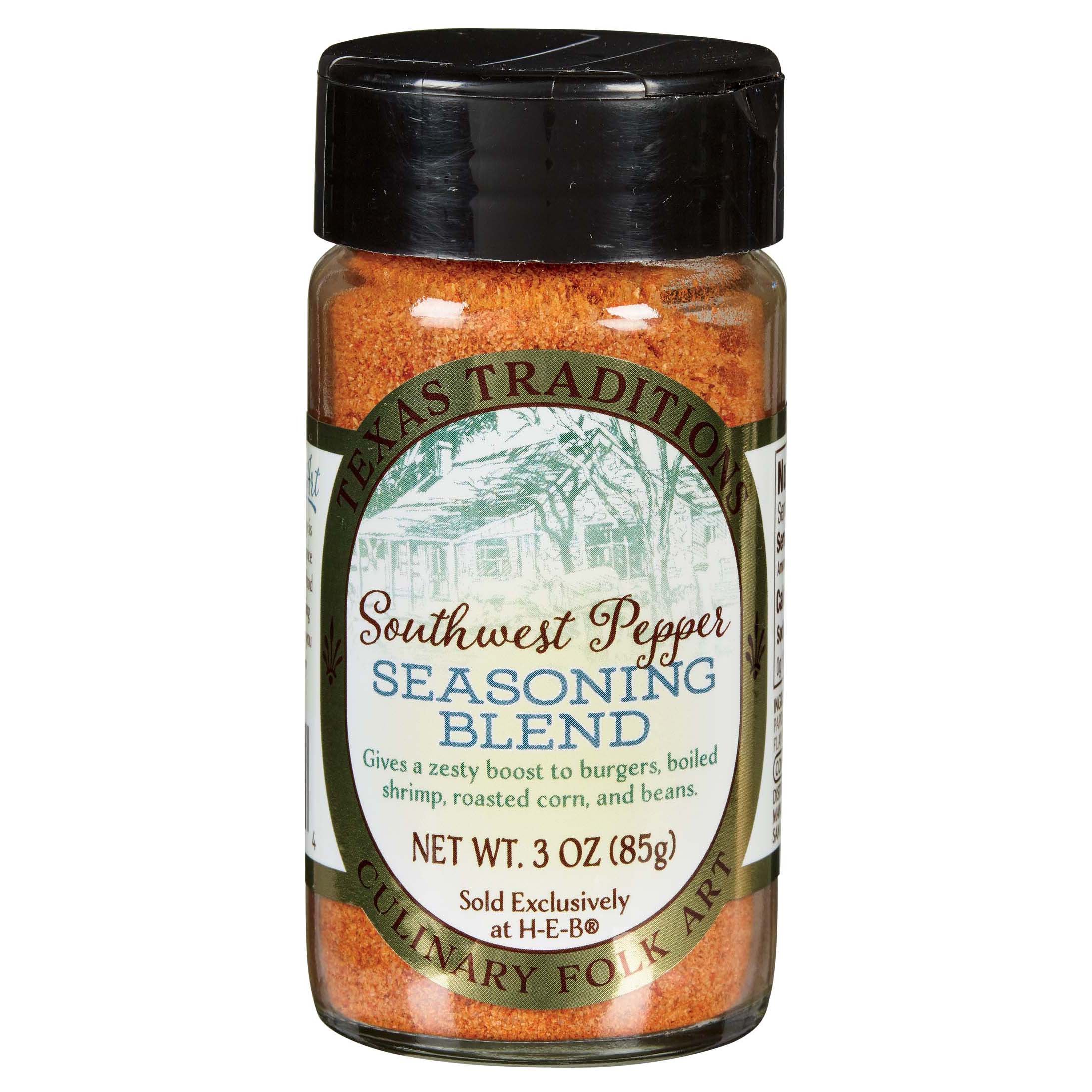 Texas Traditions Southwest Pepper Seasoning Blend Shop Spice Mixes at HEB