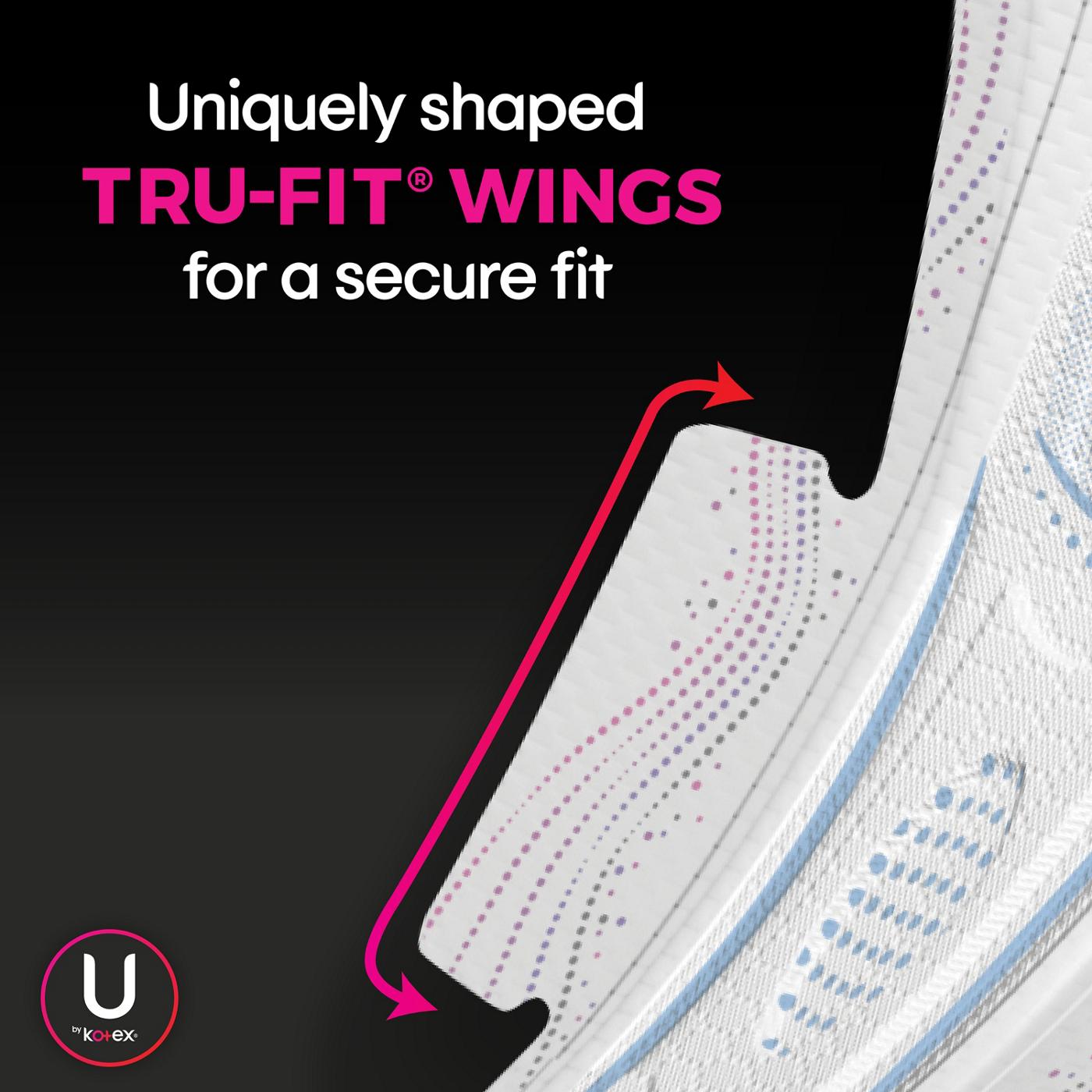 U By Kotex AllNighter Ultra Thin Extra Heavy Overnight Feminine Pads with  Wings - Shop Pads & Liners at H-E-B
