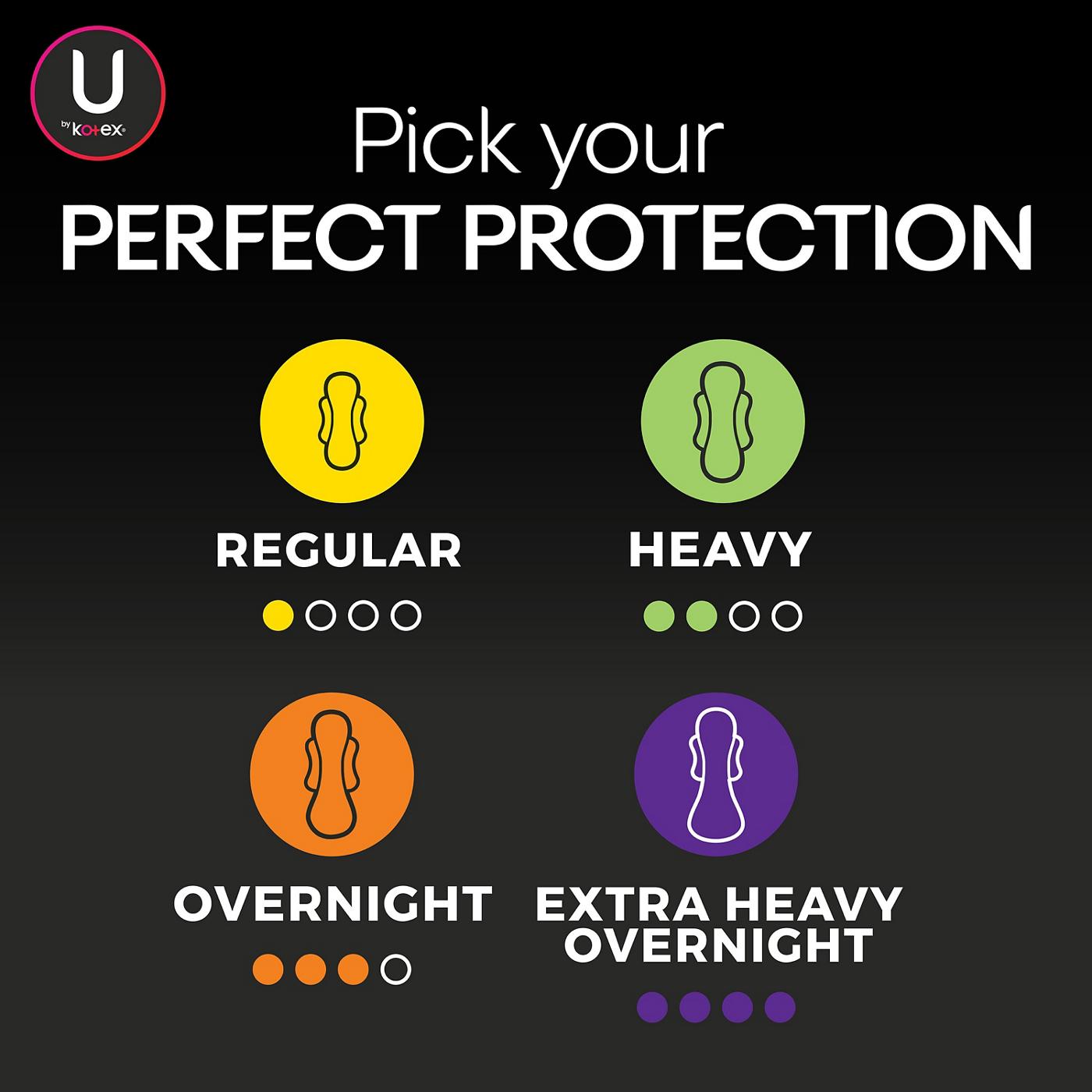 U By Kotex AllNighter Ultra Thin Extra Heavy Overnight Feminine Pads
