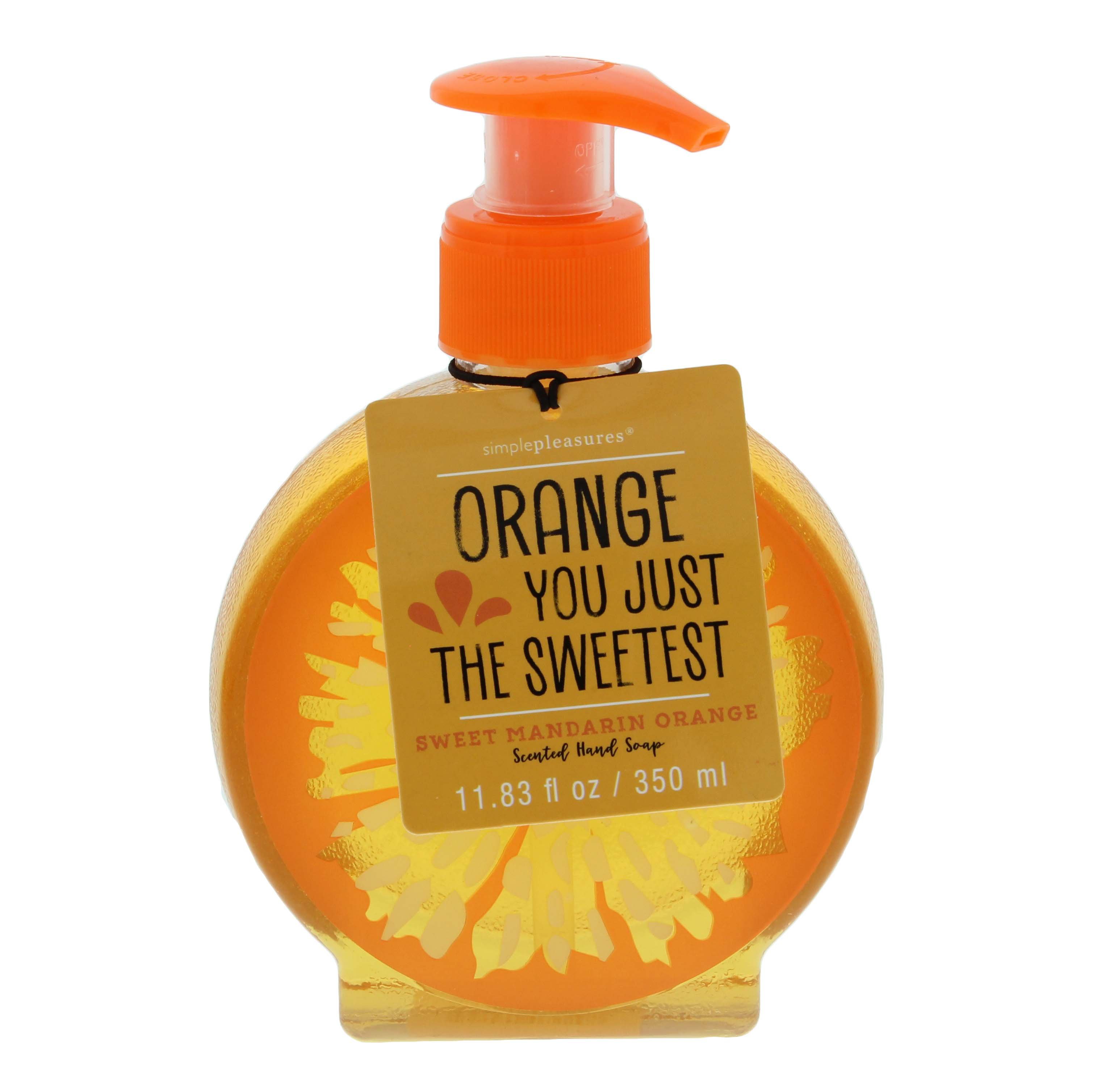 Tri Coastal Design Simple Pleasures Hand Soap Sweet Mandarin Orange