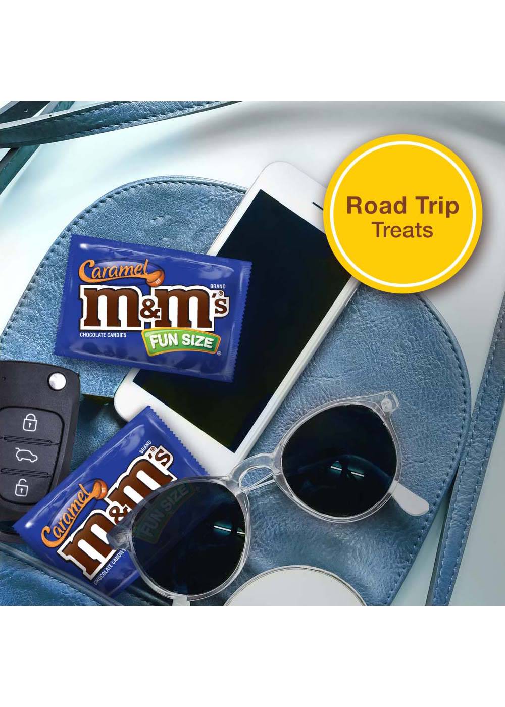 M&M's Caramel Fun Size Chocolate Candy, 6 Pack; image 3 of 6