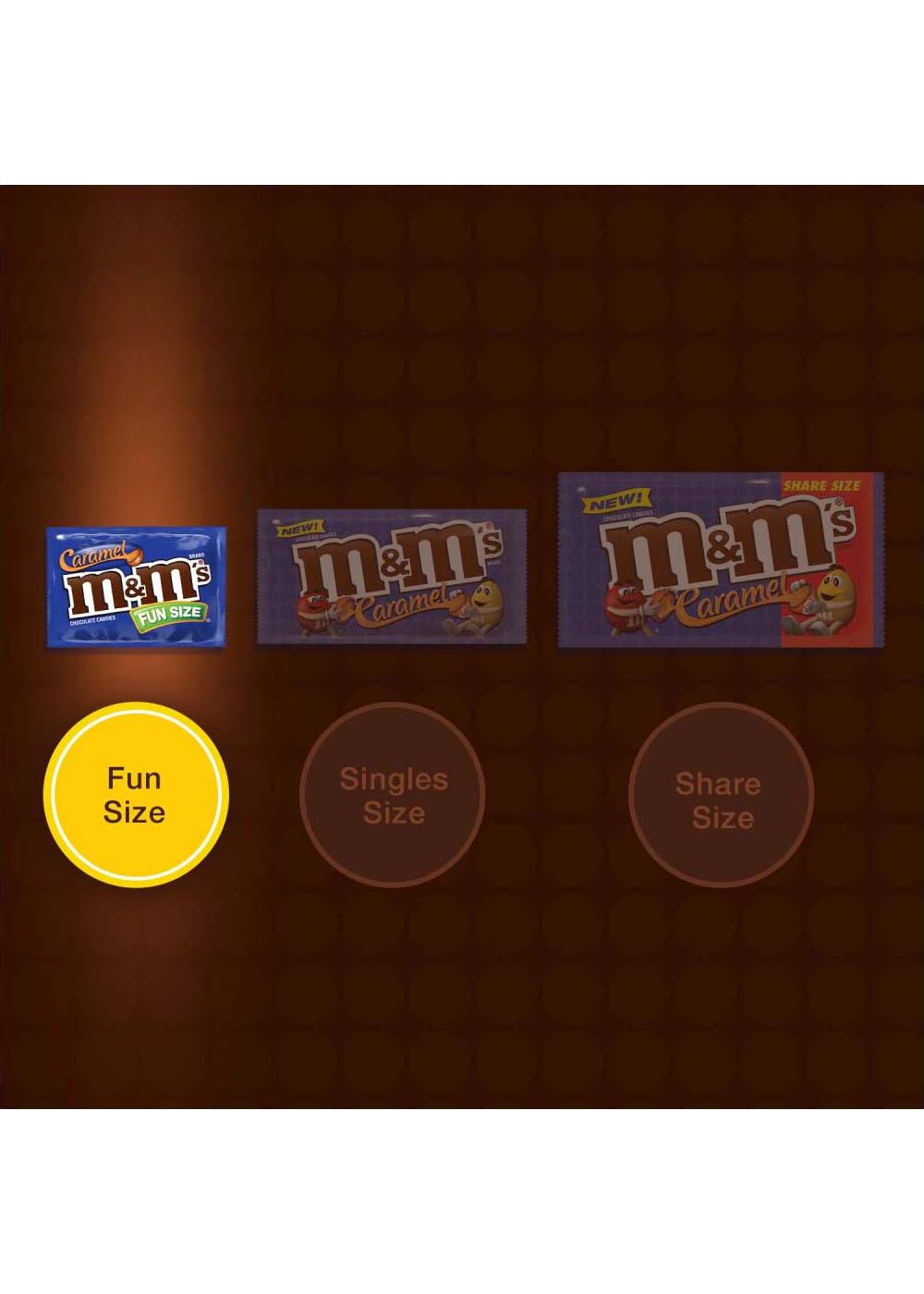 M&M's Caramel Fun Size Chocolate Candy, 6 Pack; image 5 of 6