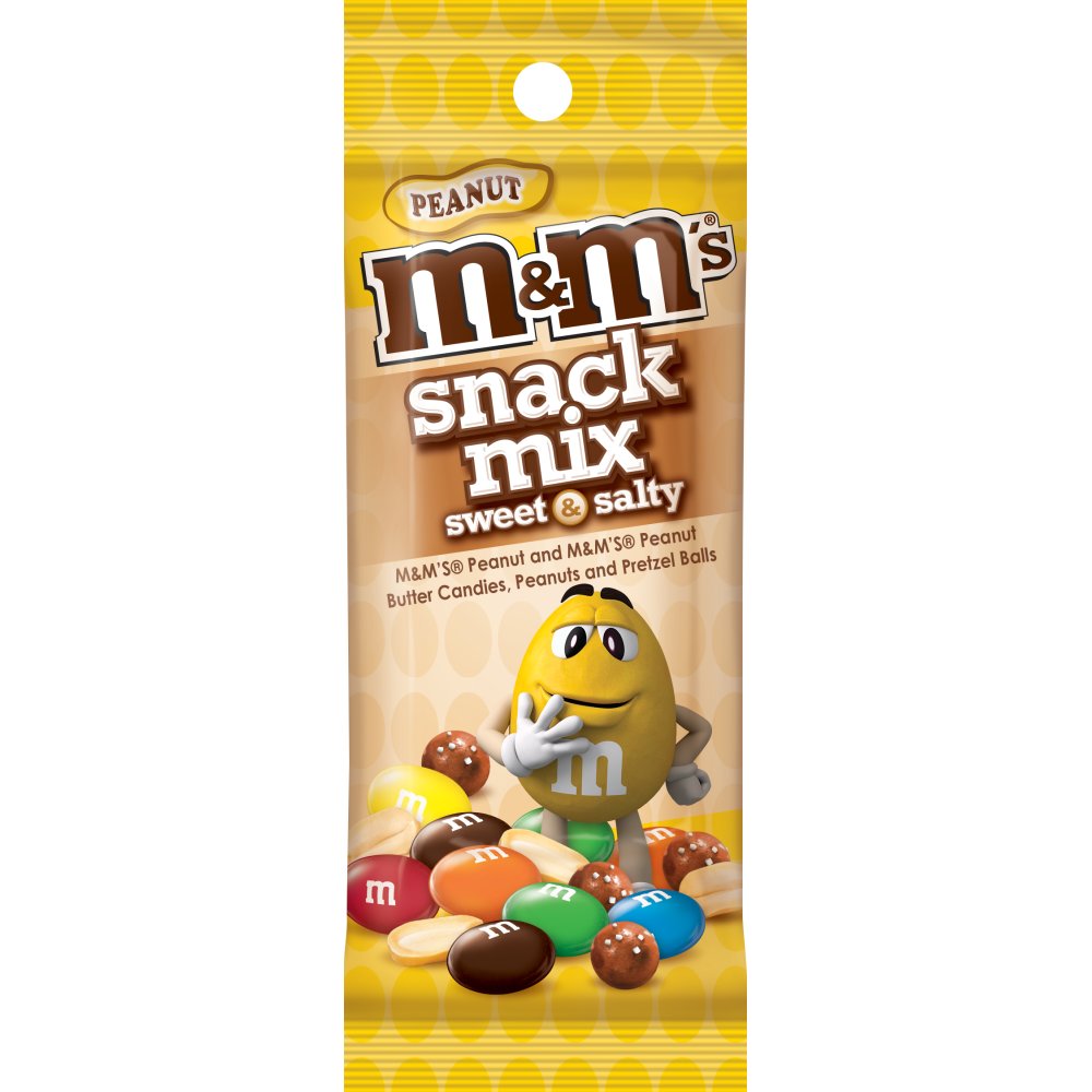 M&M's Snack Mix, Peanut Chocolate, Slim Packs, 10 ct - Shop Candy