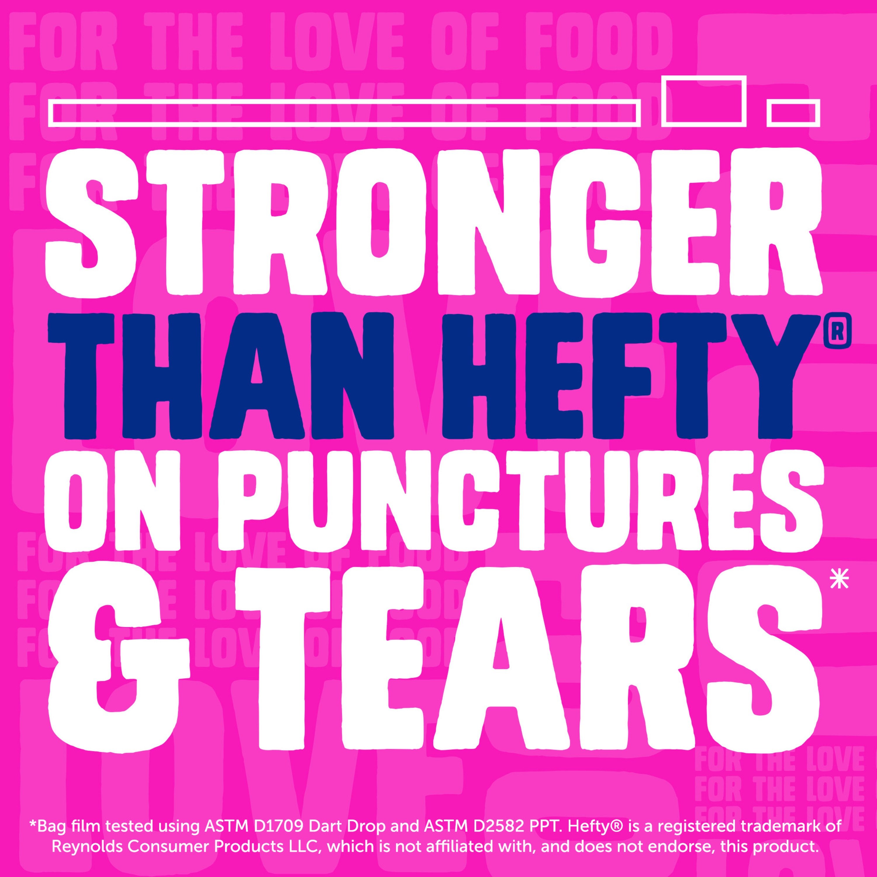 Ziploc Storage Slider Quart Bags, Power Shield Technology