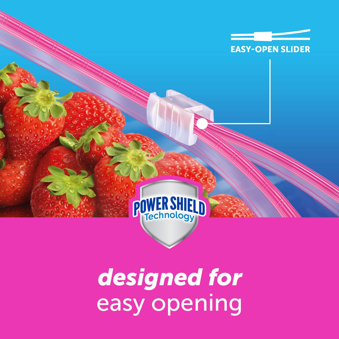 Ziploc Storage Slider Quart Bags, Power Shield Technology, Expandable Bottom; image 5 of 8