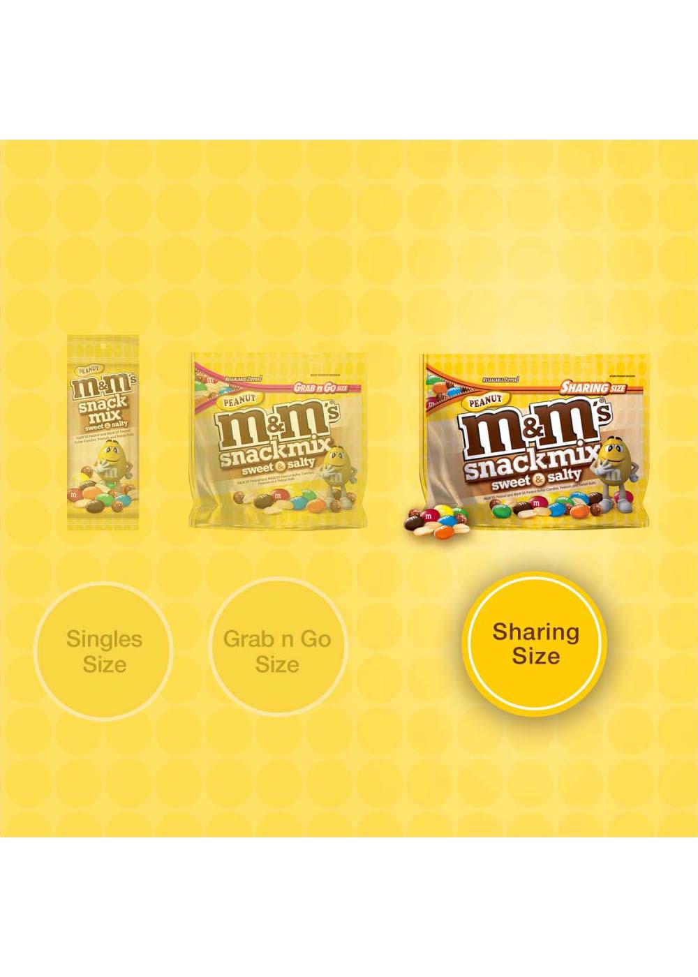 M&M's Peanut Chocolate Snack Mix Sweet & Salty Sharing Size Pouch; image 6 of 6