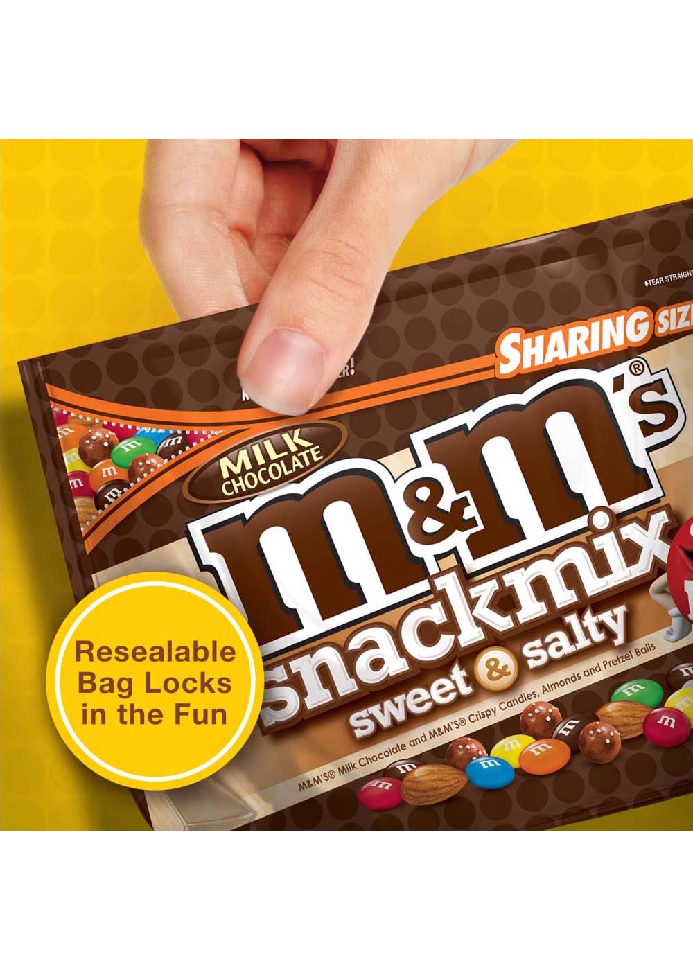 M&M's Milk Chocolate Snack Mix Sweet & Salty Sharing Size Pouch; image 2 of 6