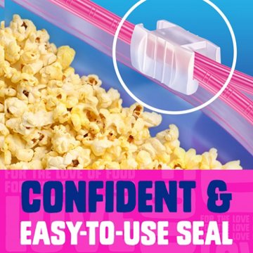 Ziploc Storage Slider Gallon Bags, Power Shield Technology, Expandable Bottom, 32 ct