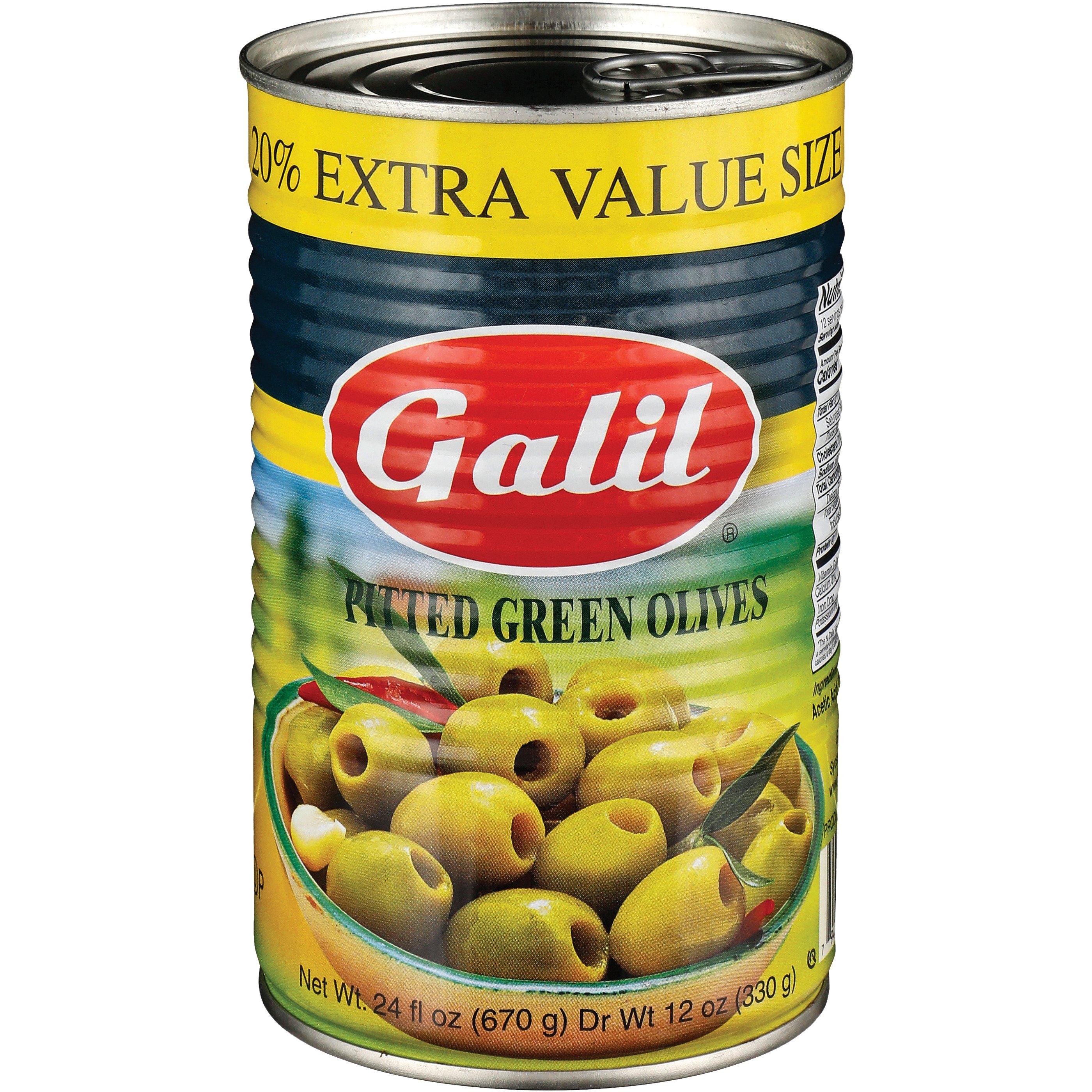 Galil Pitted Green Olives, Kosher Shop Olives at HEB