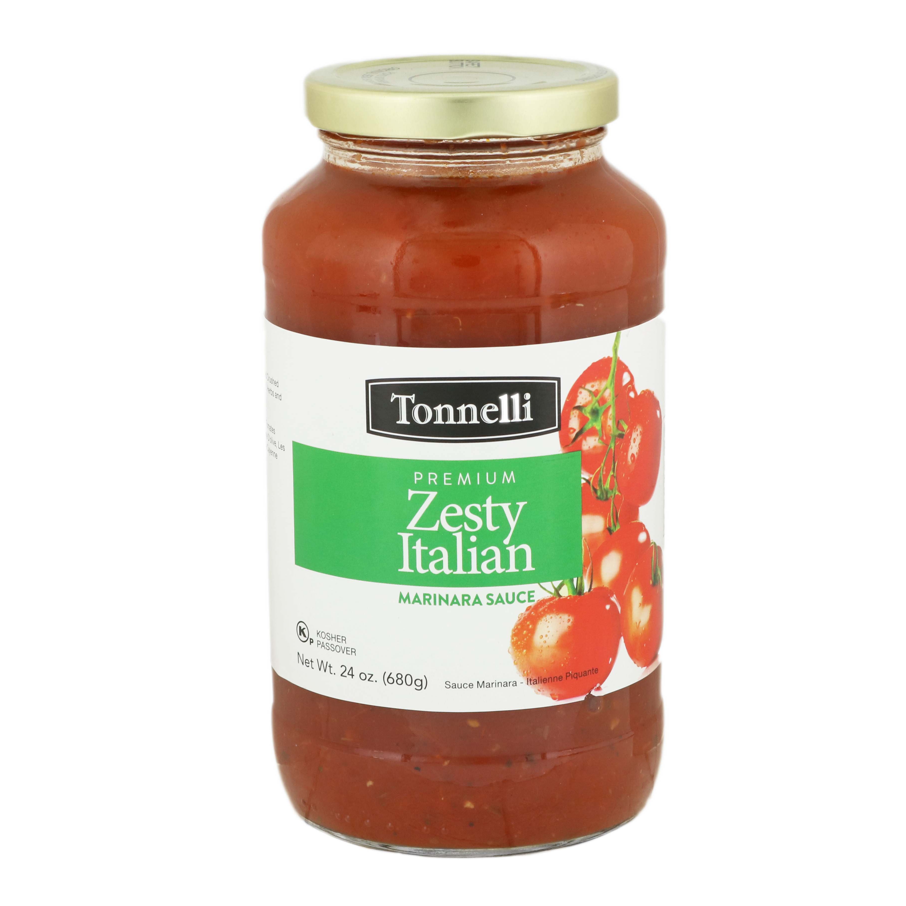 Tonnelli Kosher Premium Zesty Italian Marinara Sauce Shop Pasta sauces at HEB
