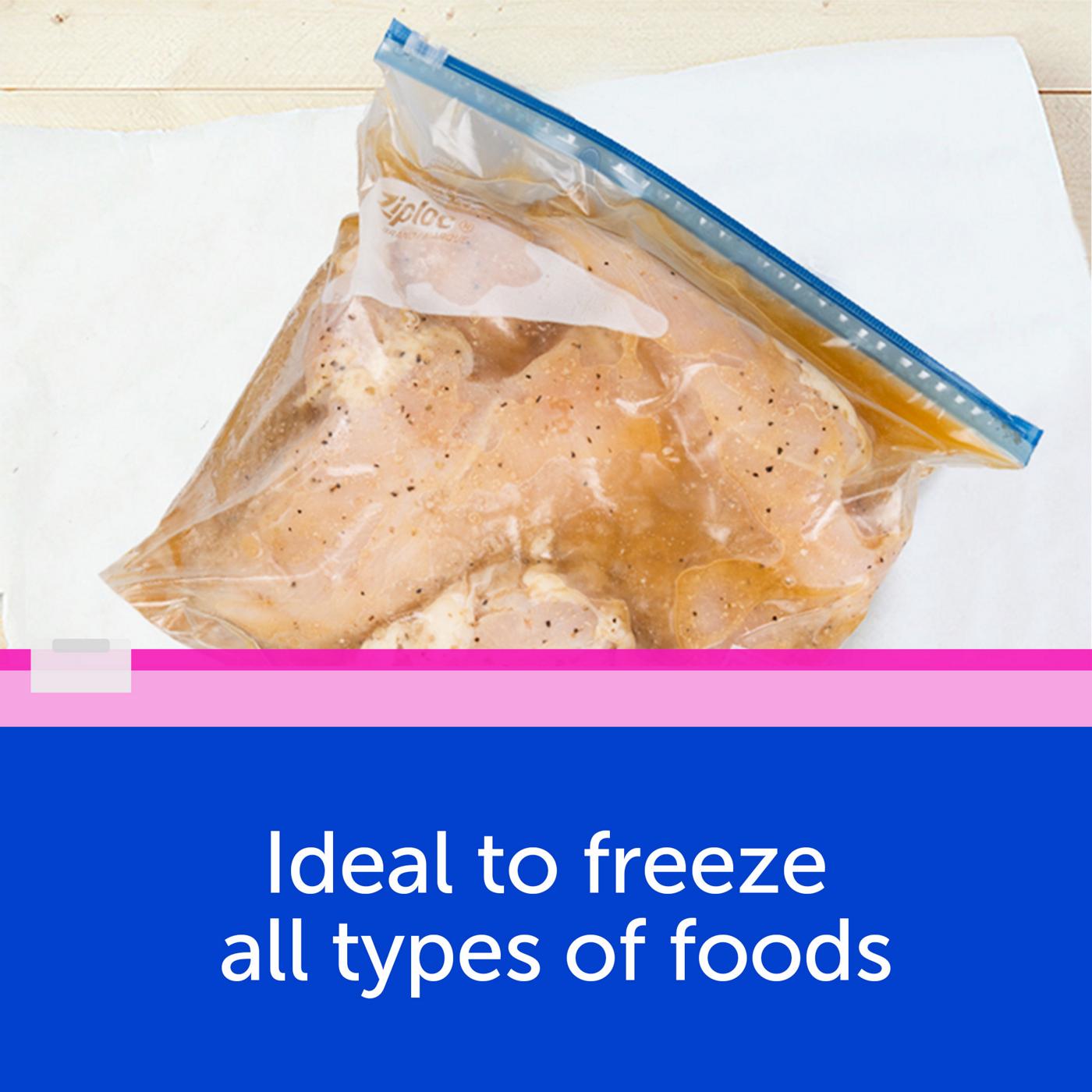 Ziploc Gallon Freezer Slider Bags, Power Shield Technology; image 3 of 17