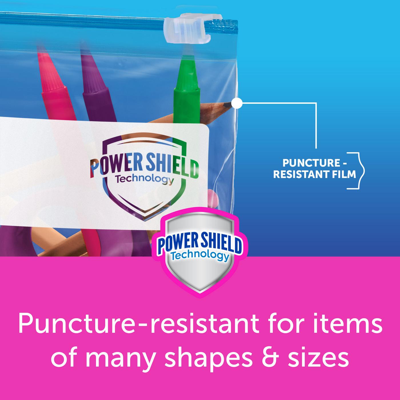 Ziploc Gallon Freezer Slider Bags, Power Shield Technology; image 5 of 17