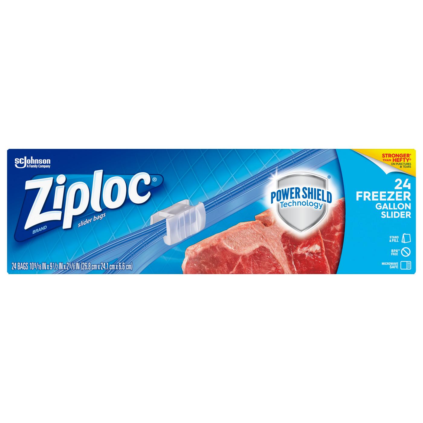 Ziploc Freezer Bags, Quart, 75 ct