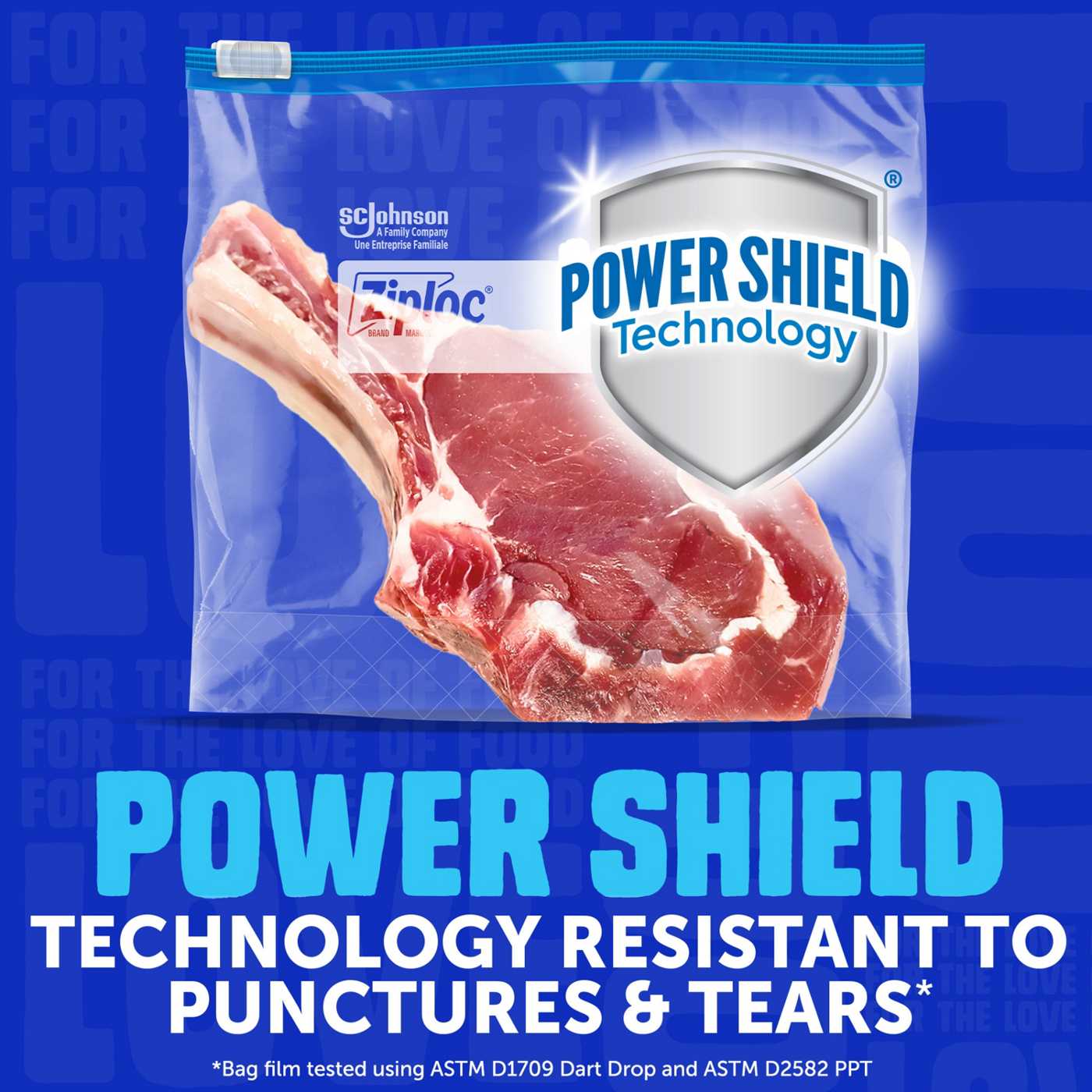Ziploc Gallon Freezer Slider Bags, Power Shield Technology; image 10 of 17