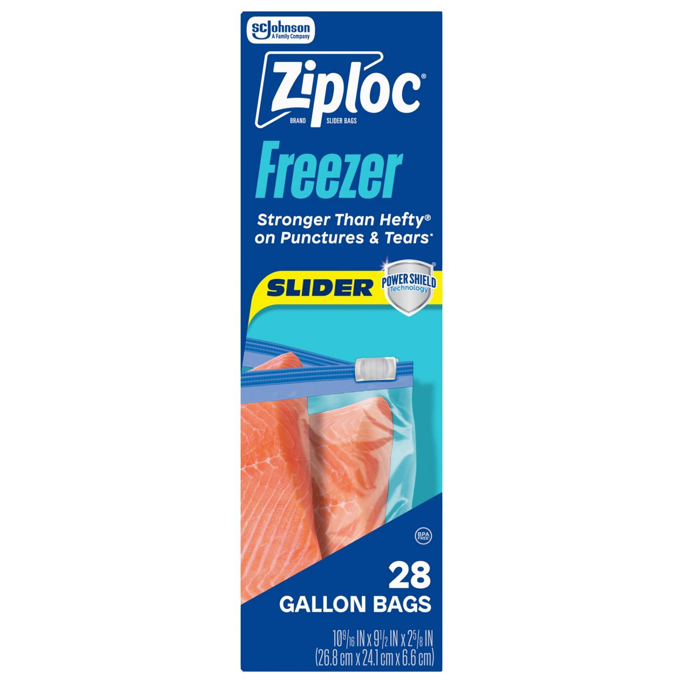 Ziploc Gallon Freezer Slider Bags, Power Shield Technology; image 15 of 17