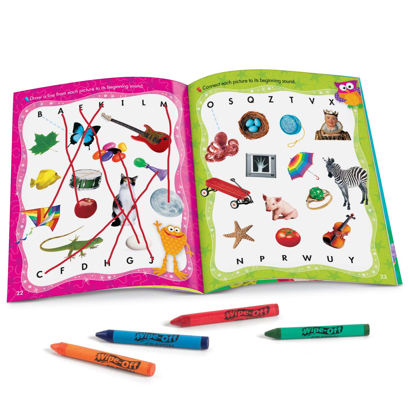 Trend Enterprises My Alphabet Wipe-Off Activity Book - Shop Books ...