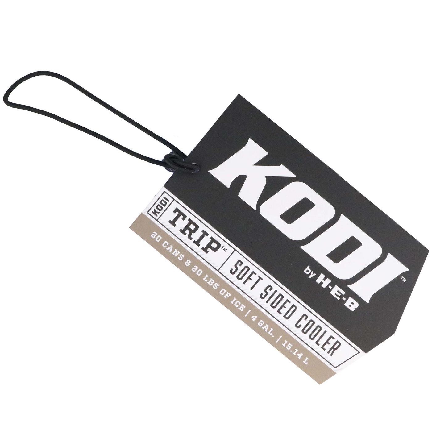 KODI Trip by HEB Soft Sided 20Can Cooler Green Shop Coolers & ice packs at HEB