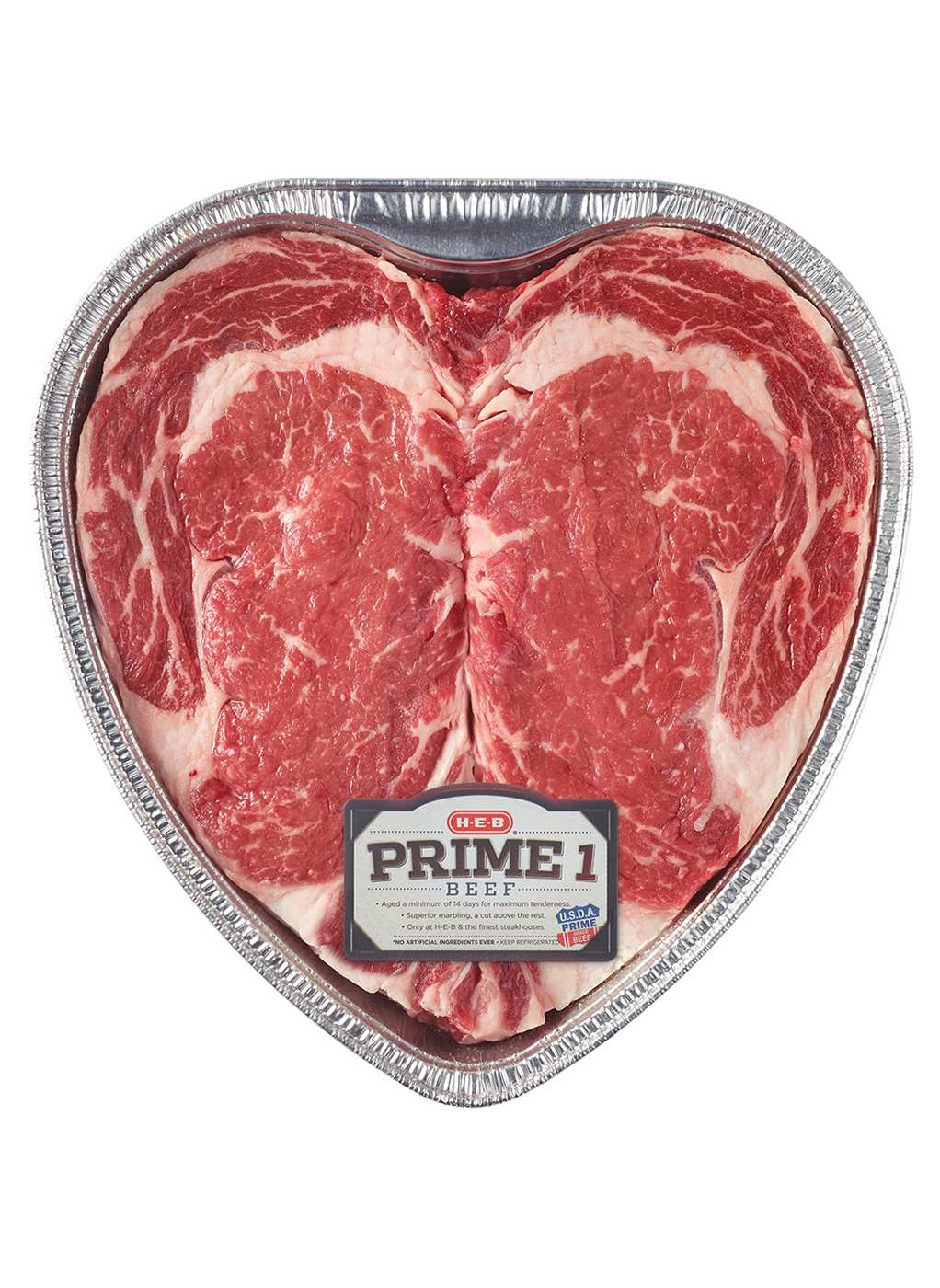 HEB Prime 1 Beef Boneless Ribeye Sweetheart Steak Shop Beef at HEB
